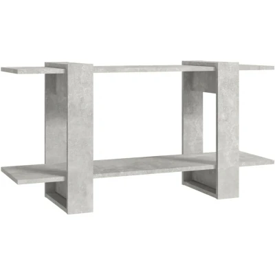 Image of vidaXL Book Cabinet Concrete Grey 100x30x51cm Engineered Wood