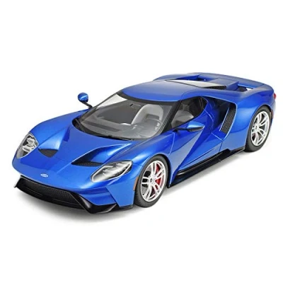 Image of Tamiya TAM24346 Ford Vehicle 24346 1:24 GT, Model Building, Plastic Kit, Unvarnished, Mittel