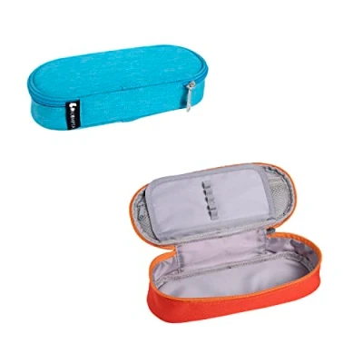 Image of Exacompta Compact Pencil Case, Recycled Polyester, Random Colors