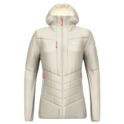 Image of Salewa Women&#039;s Ortles Hybrid Tirolwool Responsive Jacket Trekking, Beige Oatmeal, XL