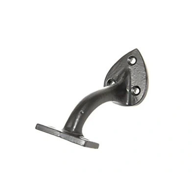 Image of From the Anvil 83841 2 1/2&quot; Handrail Bracket Black, 1/2 Inch