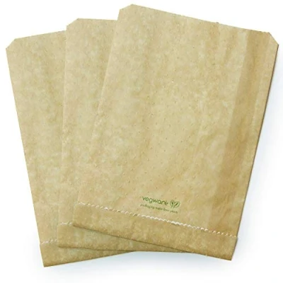 Image of Vegware Compostable Therma Paper Hot Food Bags 229 x 165mm (Pack of 500)