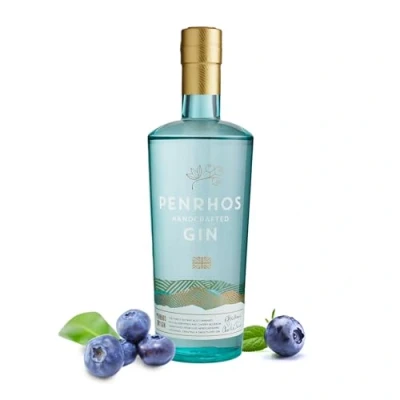 Image of Penrhos London Dry Gin, Glass Bottle Handcrafted Artisan Exceptional Taste, Smooth &amp; Rounded Finish Unique Flavour Profile Crafted with Homegrown Ingredients 700ml