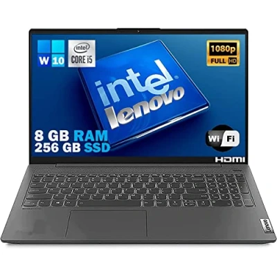 Image of Lenovo V15 IML 15.6&quot; Full HD IPS Laptop Intel Core i5 10210U 8GB RAM 256GB SSD Windows 10 Pro, Grey 82NB003LUK