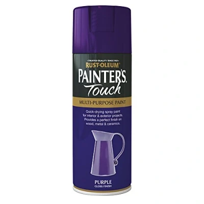 Image of Rust Oleum AE0040029E8 400ml Painter&#039;s Touch Spray Paint Purple Gloss
