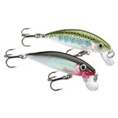 Image of Rapala X Rap CountDown Lure with Two No. 6 Hooks, 0.9 1.5 m Swimming Depth, 7 cm Size, Glass Ghost