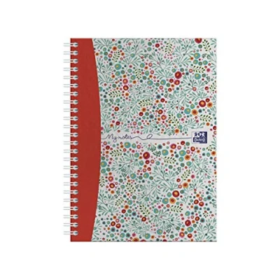 Image of Oxford My Notes 400134350 Bloom, Notebook Hardcover, Wirebound, Lined, 140 Pages, Floral, A5