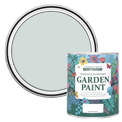 Image of Rust Oleum Grey Mould Resistant Garden Paint In Matt Finish Dove 750ml