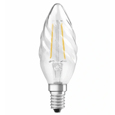 Image of OSRAM candle LED bulb E14 2.5 W 827 twisted