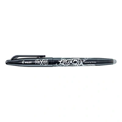 Image of Pilot Frixion Erasable Rollerball Pen 0.7 mm Tip Black, Single