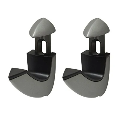 Image of Duraline Scarpo Matt Shelf Support for Shelves 4 24 mm Silver Pack of 2