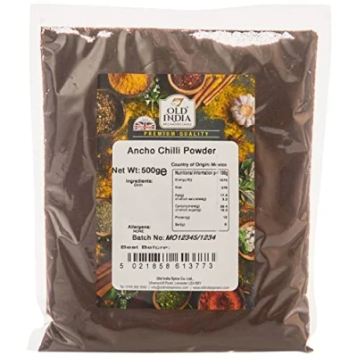 Image of Old India Ancho Chilli Powder 500g