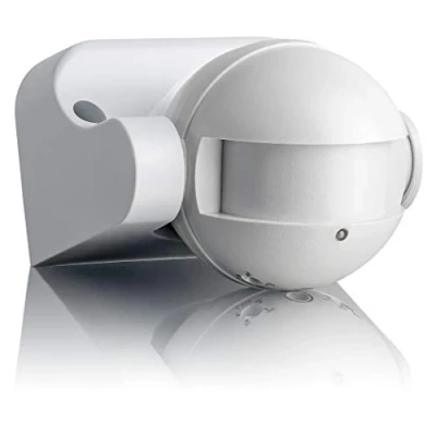 Image of SEBSON Motion Detector Outdoor IP54, Surface Mount, HF Sensor, Wall Mounting, Programmable, Range 15m/180, LED suitable, Swivelling, 87x93x60mm