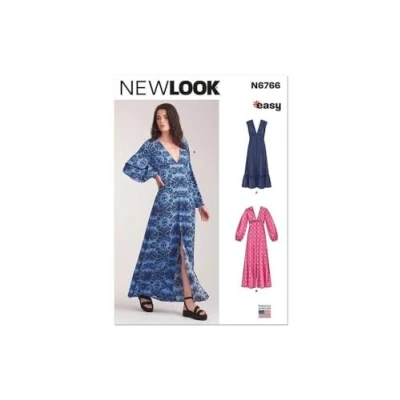 Image of NEW LOOK UN6766A Misses&#039; Dresses Size 8 10 12 14 16 18