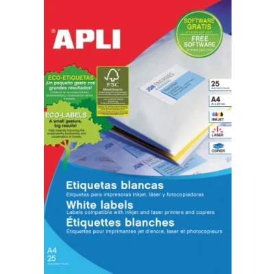 Image of Apli 1214 Labels 105 x 37