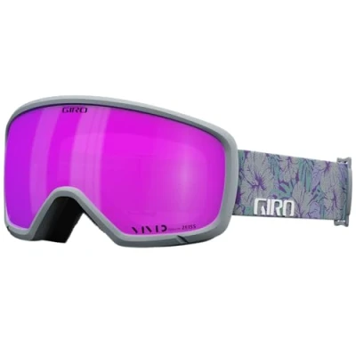 Image of Giro Womens Millie Goggles Grey Botanical, Vivid Pink Lens