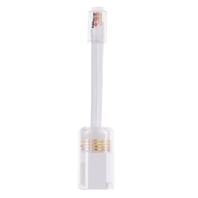 Image of 1 x Dragon Trading Clear Telephone Cord Detangler, Anti Tangle Handset Cable 360 Degree Rotating Landline Swivel Untangler