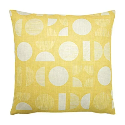 Image of furn. Malmo Cushion Cover, Yellow, 43 x 43cm