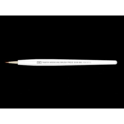 Image of TAMIYA 87173 Pro II Point Extra Fine (1) Brush, Making, Craft Tools, Model Building Accessories, White/Dark Grey Heather