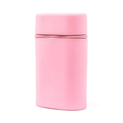 Image of Jumble &amp; Co Whippy Expandable Silicone Pencil Case Rose Tinted Pink