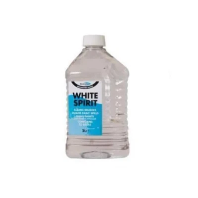 Image of Bond It White Spirit Organic Solvent Brush Cleaner &amp; Paint Thinning 750ML 2 Litres Oil based Paint, Stain (2L)