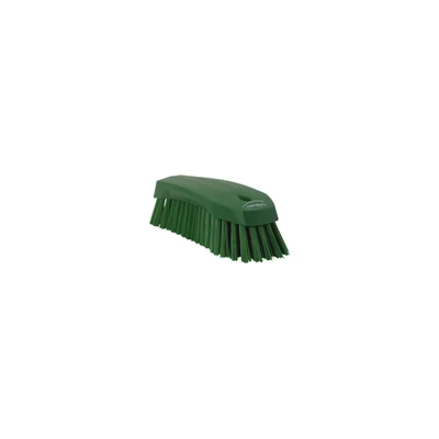 Image of Vikan 38902 Hard Hand Brush, Green, Large, 200mm Length, 70mm Width, 60mm Height