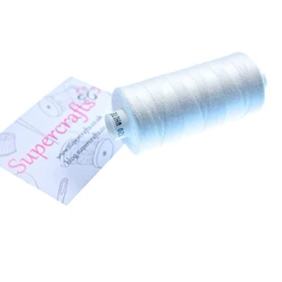 Image of Coats Moon Sewing Thread Spun Polyester 1000m in White