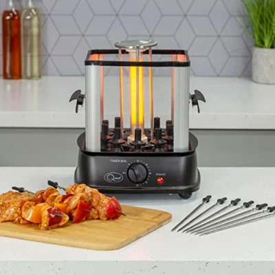 Image of Quest 10 Piece Indoor Kebab Grill Brown Box