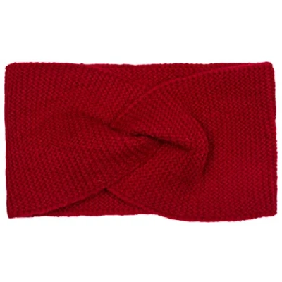 Image of styleBREAKER Ladies fine Knit Headband with Twist Knot, Warm Winter Hairband, 04026047, Colour:Mottled Olive