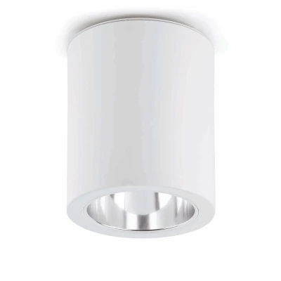 Image of Pote 1 Light Round Surface Mounted Downlight White, E27