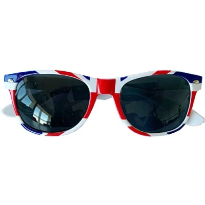 Image of Amscan 9913055 Coronation Party Great Britain Union Jack Flag Novelty Glasses