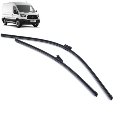 Image of ROBUST Front Wiper Blades Pair for Ford Transit Mk8 2065011 1880029 1880030 1949449 1852939 1853024 2014 Onwards