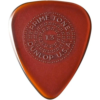 Image of Dunlop 510P1.3 Primetone® Standard Sculpted Plectra with Grip, 1.3mm, 3/Player&#039;s Pack