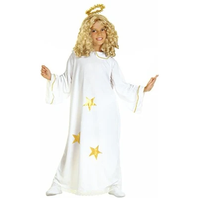 Image of Children&#039;s Star Angel Child 140cm Costume for Christmas Panto Nativity Fancy Dress