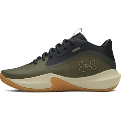 Image of Under Armour Unisex Adult Lockdown 7 Sneaker, (300) Marine Od Green/Black/Tetra Gray, 8.5 Women/7 Men