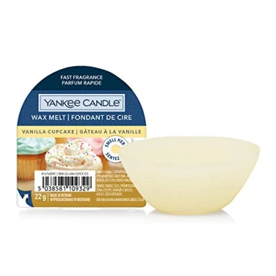 Image of Yankee Candle Wax Melts Vanilla Cupcake Up to 8 Hours of Fragrance 1 Count