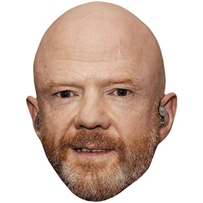 Image of Jimmy Somerville (Beard) Celebrity Mask, Flat Card Face, Fancy Dress Mask