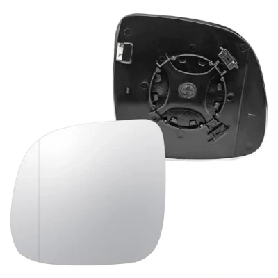 Image of KYYET Heated Wing Mirror Glass with Backing Plate Compatible VW T5 2010 2015,VW T6 2016 2021(Left)