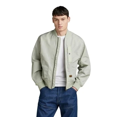 Image of G STAR RAW Men&#039;s Deck Bomber Jacket, Grey (mineral gray D24754 C143 C958), XL