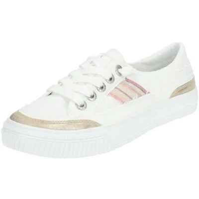 Image of Blowfish Malibu Women&#039;s Alex Low Canvas Trainer, White, UK 8