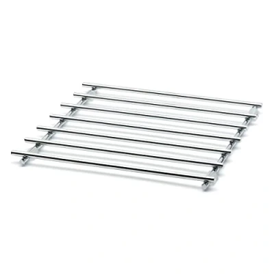Image of CKB Ltd® Square Metal Trivet Chrome Steel Premium Worktop Saver Work Surface Protector Mat For Resting Hot Cooking Pots &amp; Pan 25 x 25cm