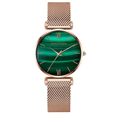 Image of RORIOS Elegant Women Watches Analogue Quartz with Stainless Steel Mesh Strap Fashion Ladies Wristwatch Minimalistic Dress Watch