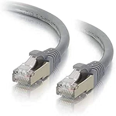 Image of C2G 1 m Cat6a Shielded Patch Cable Grey