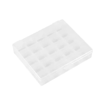 Image of FTVOGUE 25 Bobbins Spool Storage Box Bobbin Organizer