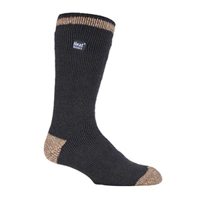 Image of HEAT HOLDERS Mens New Patterned Warm Winter Striped Twist Thermal Socks in 10 colours, size 6 11 UK 39 45 Eur (Uppingham)