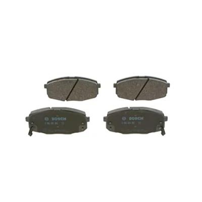 Image of 58101B2A20, 58101J9A00, 58101M0A00, 58101M0A10 Brake pad set BOSCH 0 986 424 393 Low Metallic with integrated wear sensor HYUNDAI: Creta I Off Road