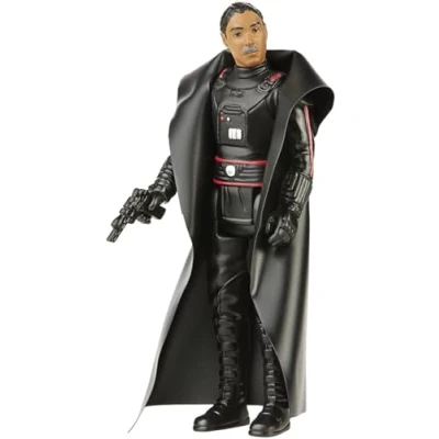 Image of Star Wars Retro Collection Moff Gideon Toy 9.5 Cm Scale The Mandalorian Action Figure with Accessories, Toys for Kids Ages 4 and Up