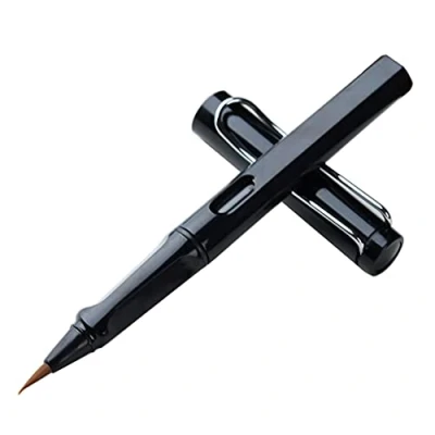 Image of Piston filled Brush Pen with Removable Ink Sac Refillable Markers Calligraphy for Beginner Watercolour Oil Acrylic Painting Fountain