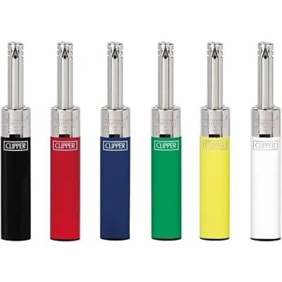 Image of Genuine Clipper Lighter Mini Tube Assorted Solid Metallic Colours (Assorted to be sent out) (1)