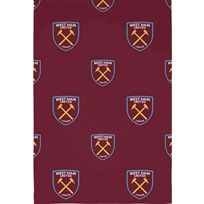 Image of West Ham United Blanket, Burgandy, 150x100cm